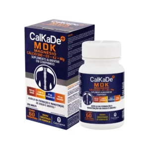 CalKaDe+ MDK Magnésio – Cálcio 500 + D3 + K2 + Mg com 60caps