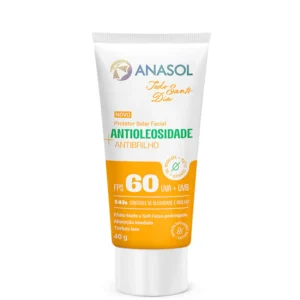 ANASOL PROTETOR SOLAR FACIAL TODO SANTO DIA - ANTIBRILHO FPS 60 - 40G