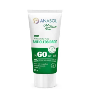 ANASOL PROTETOR SOLAR FACIAL TODO SANTO DIA - ANTIOLEOSIDADE FPS 60 – 40G