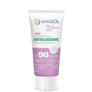 ANASOL PROTETOR SOLAR FACIAL TODO SANTO DIA - ANTIOLEOSIDADE SENSITIVE FPS 90 - 40G