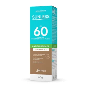Protetor Solar Facial Antioleosidade Fps 60 Com Base 5.0