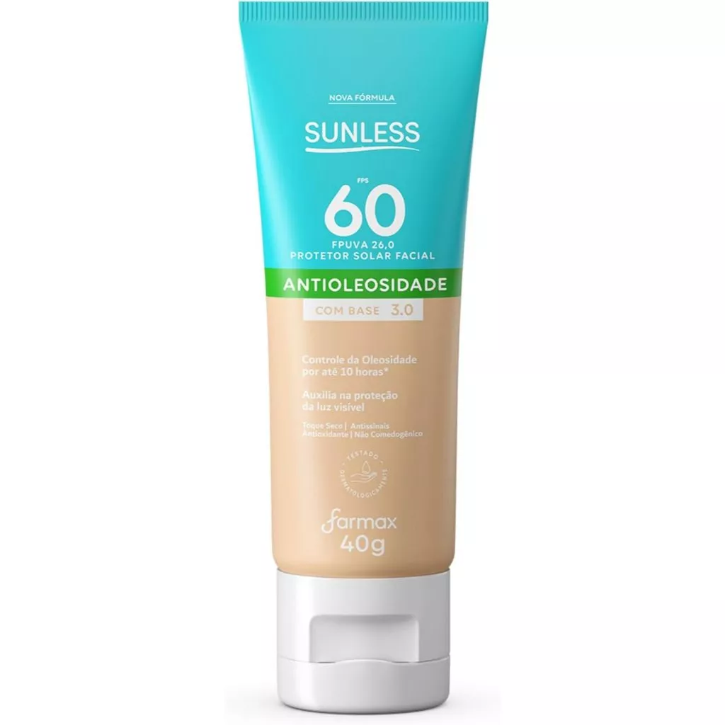 Protetor Solar Facial Antioleosidade Fps 60 Com Base 3.0 - Imagem 2