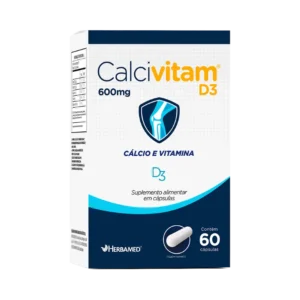 Calcivitam D3 - Cálcio + D3 60caps