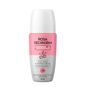 Desodorantes roll-on Rosa Selvagem frutas vermelhas 72h 85ml