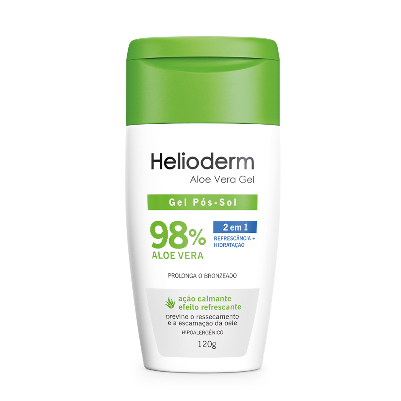 Protetor Helioderm Gel Pós Sol Aloe Vera 120ml Kley Hertz
