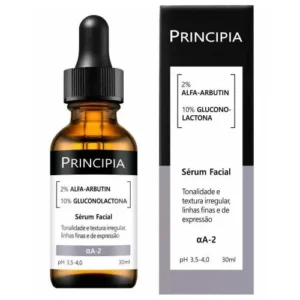 Sérum Facial Principia αA-2 Alfa-Arbutin 2% + Gluconolactona 10% 30ml