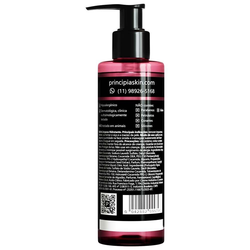 Gel de Limpeza Principia GL-03 Glicerina e Extrato de Algodão 200g - Imagem 2