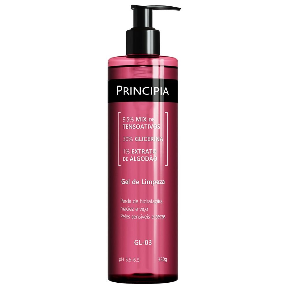 Gel de Limpeza Principia GL-03 Glicerina e Extrato de Algodão 200g - Imagem 3