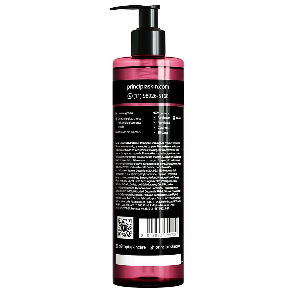 Gel de Limpeza Principia GL-03 Glicerina e Extrato de Algodão 200g - Imagem 4