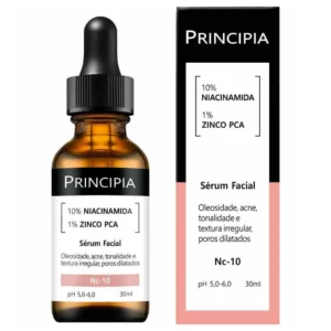Sérum Facial Principia Nc-10 Niacinamida 10% + Zinco PCA 1% 30ml para controle da oleosidade, acne, cravos e poros dilatados