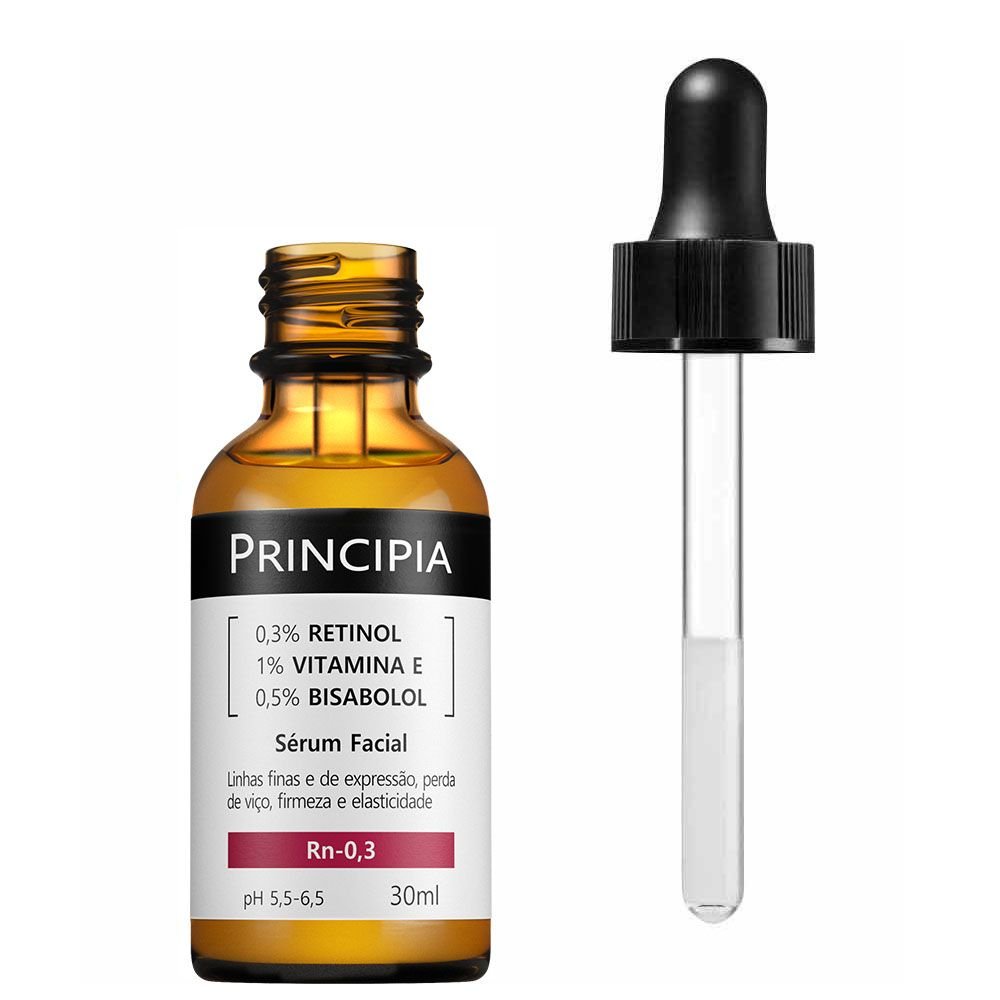 Sérum Facial Principia Retinol 0,3% + Vitamina E + Bisabolol Rn-0,3 30ml - Imagem 2