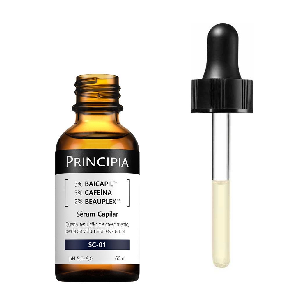 Sérum Capilar Principia SC-01 Baicapil 3% + Cafeína 3% + Beauplex 2% 60ml - Imagem 2