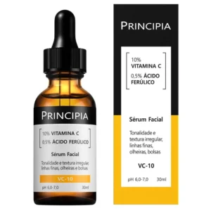 Sérum Facial Principia VC-10 com Vitamina C e Ácido Ferúlico