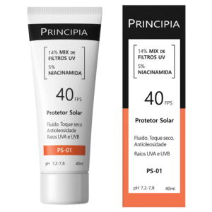 Protetor Solar Principia PS-01 FPS 40 Fluido Antioleosidade 40ml