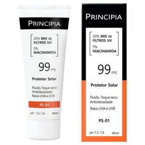 Protetor Solar Principia PS-01 FPS 99 Fluido Antioleosidade 40ml