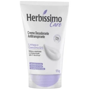 Desodorante em Creme Herbíssimo Linhaça e Coenzima Q10 72h 55g