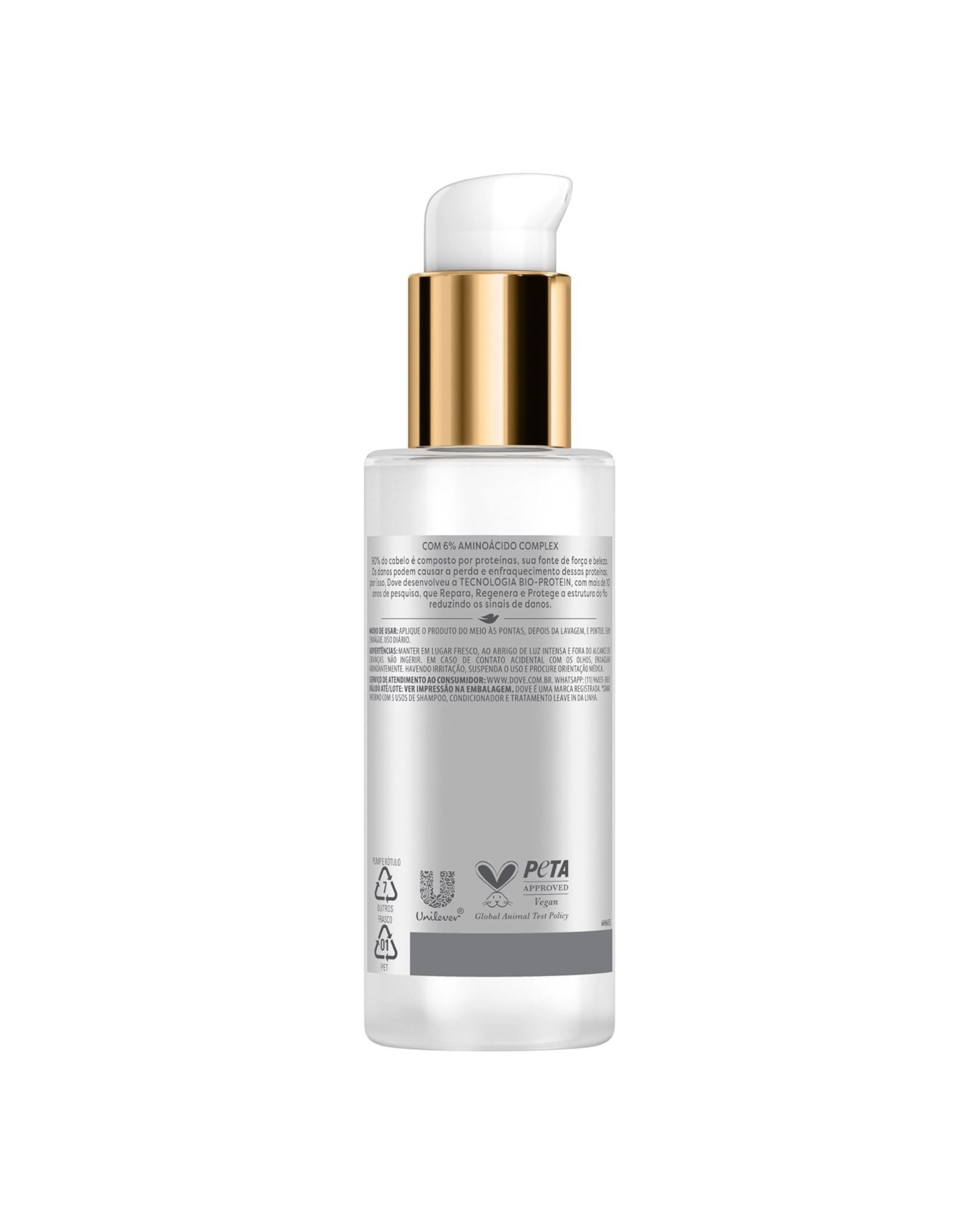 Leave-In Dove Reconstrução + Aminoácido Expert em Danos 110ml - Imagem 2