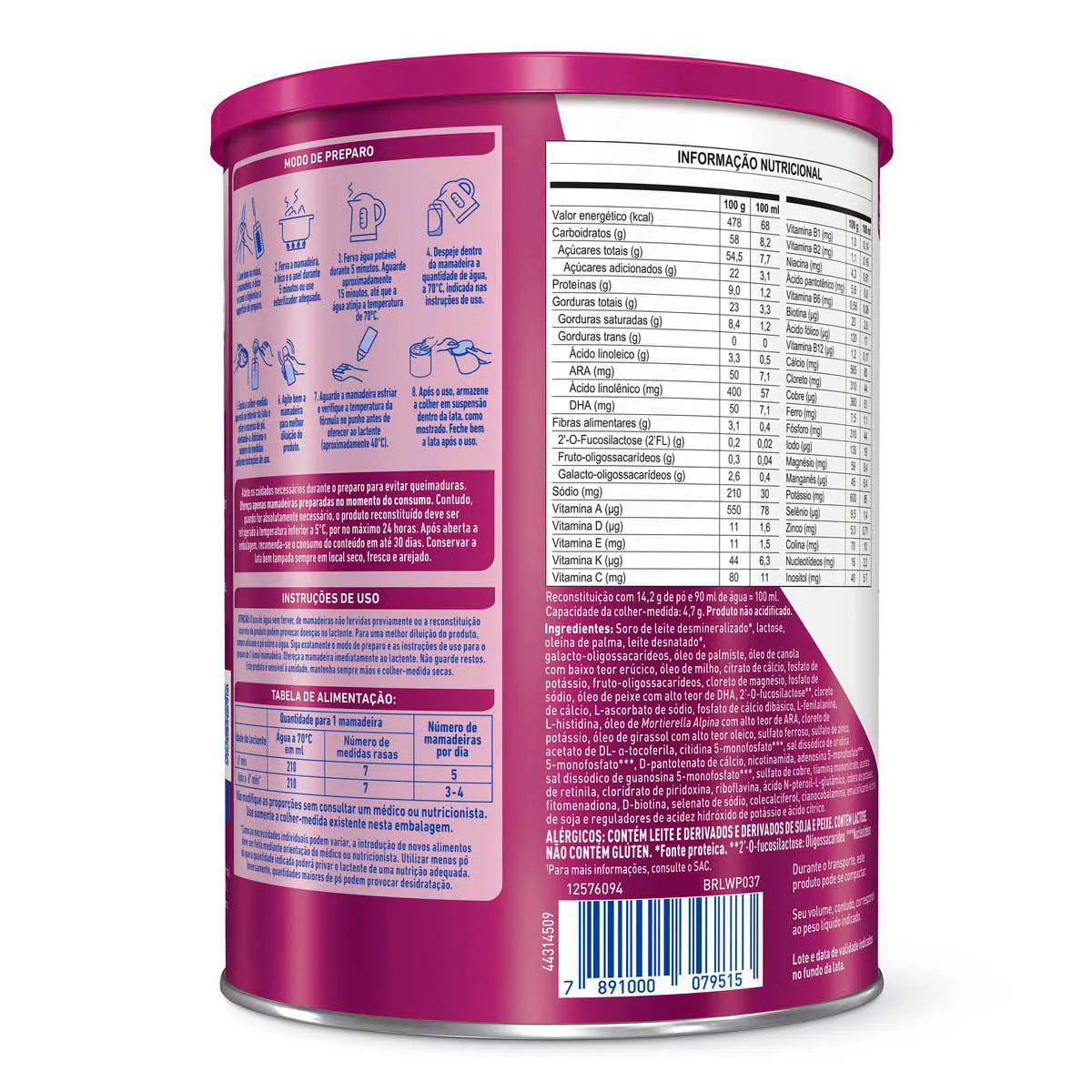 Fórmula Infantil NAN Comfor 2 Nestlé 6 a 12 meses 800g - Imagem 3