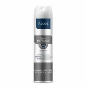 Desodorante aerosol Above sem perfume pinvisible Unissex 48h 150 ml