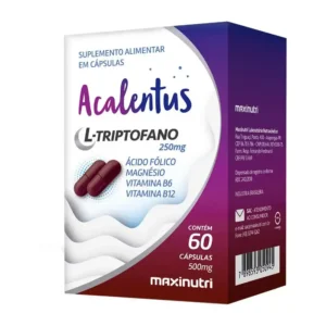 Acalentus L-Triptofano 250mg 60 Cápsulas – Maxinutri