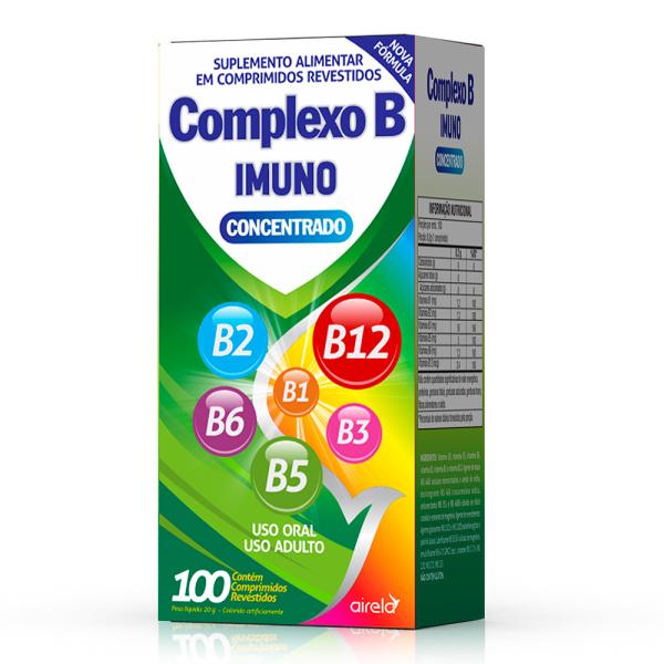 Complexo B Imuno 100 Comprimidos Revestidos – Airela