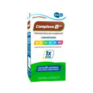 Complexo B12 Concentrado 20 Comprimidos – EMS