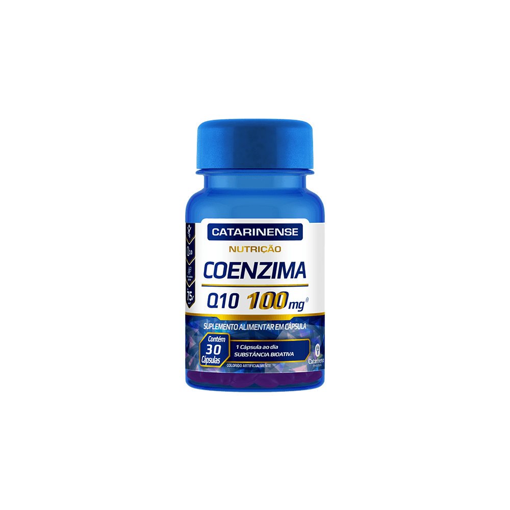 Coenzima Q10 100mg 30 Cápsulas – Catarinense Nutrição