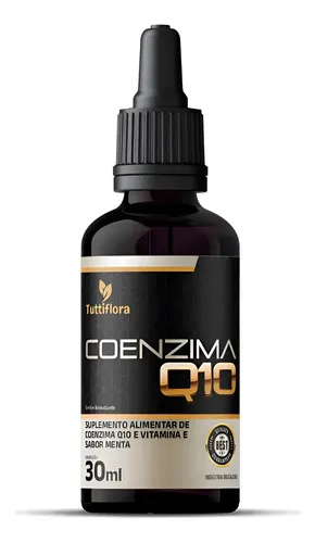 Coenzima Q10 + Vitamina E Gotas 30ml – Tuttiflora Sabor Menta
