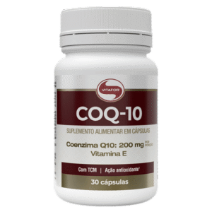 Coenzima Q10 200mg + Vitamina E 60 Cápsulas – Vitafor