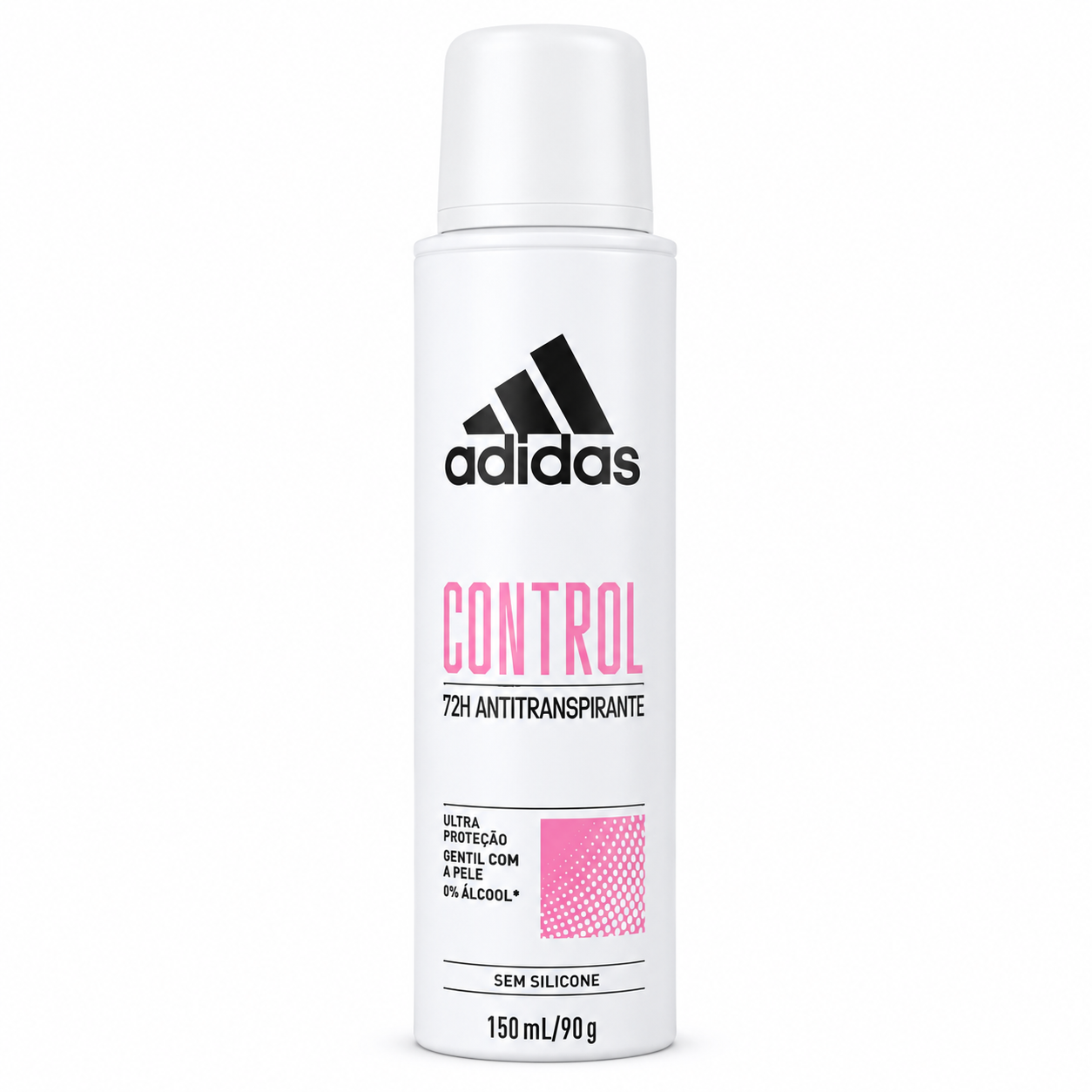 Desodorante aerosol Adidas Control Feminino 72h 150ml