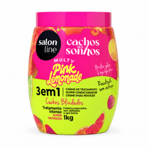 Creme de Tratamento 3 e 1 Salon line Pink Lemonade 1kg