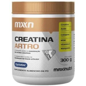 Creatina Artro MXN 300g – Creatina + Colágeno Tipo II + Ácido Hialurônico Maxinutri