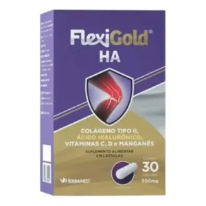 FlexiGold HA Colágeno Tipo II 30 Cápsulas Herbamed