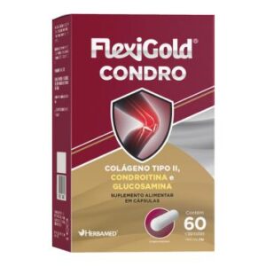 FlexiGold Condro Colágeno Tipo II 60 Cápsulas Herbamed