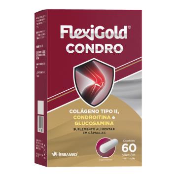 FlexiGold Condro Colágeno Tipo II 60 Cápsulas Herbamed