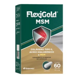 FlexiGold MSM Colágeno Tipo II 60 Cápsulas Herbamed