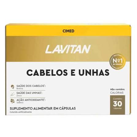 Lavitan Cabelos e Unhas Cápsulas Cimed