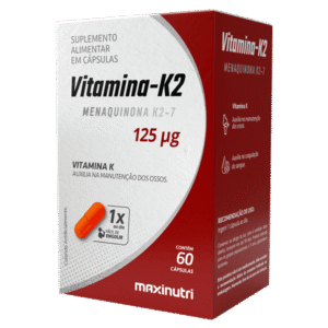 Vitamina K2 125mg 60 Cápsulas Maxinutri