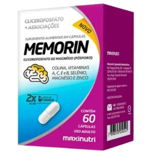 Memorin (Fósforo + Vitaminas) 60 Cápsulas Maxinutri