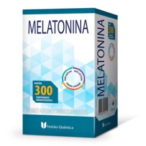 Melatonina União Química 300 Comprimidos Orodispersíveis Sabor Laranja
