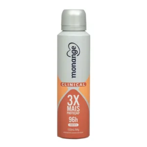 Desodorante aerosol monange Clinical Feminino 96h 150 ml