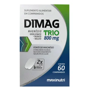 Dimag Trio Magnésio 800mg 60 Comprimidos Maxinutri