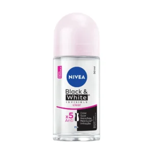 Desodorantes roll-on Nivea Black e white clear 48h 50ml