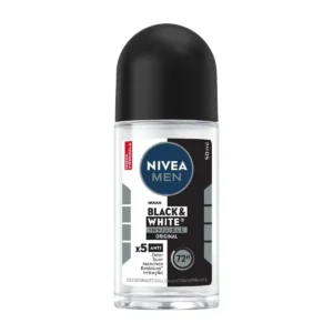 Desodorantes roll-on Nivea Black White Men invisible 72h 50ml