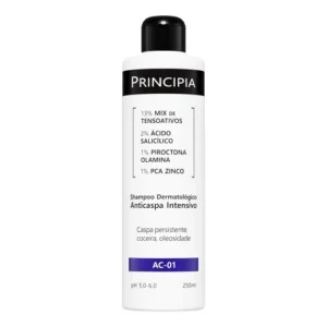 Shampoo Dermatológico Anticaspa Intensivo Principia AC-01 250ml