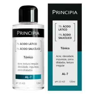 Tônico Facial Principia AL-7 Ácido Lático 7% + Ácido Salicílico 1% 120ml