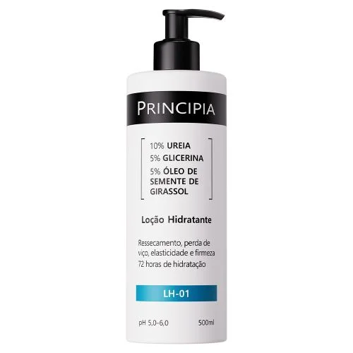 Loção Hidratante 10% Ureia + Glicerina + Girassol Principia LH-01 500ml