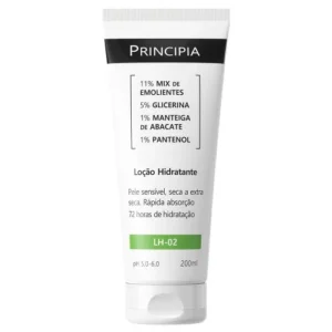 Loção Calmante Hidratante Pantenol + Glicerina Principia LH-02 200ml