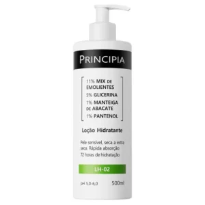Loção Hidratante Principia LH-02 500ml – Pele Seca e Sensível
