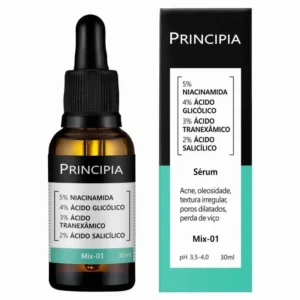 Sérum Facial Principia Mix-01 Niacinamida 5% + Ácido Glicólico 4% + Ácido Tranexâmico 3% + Ácido Salicílico 2% 30ml